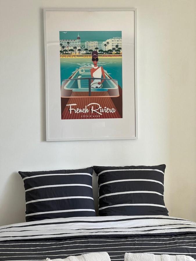 Seafront - Beautiful Flat With Aircon And Comfortable Loggia Vallauris Dış mekan fotoğraf